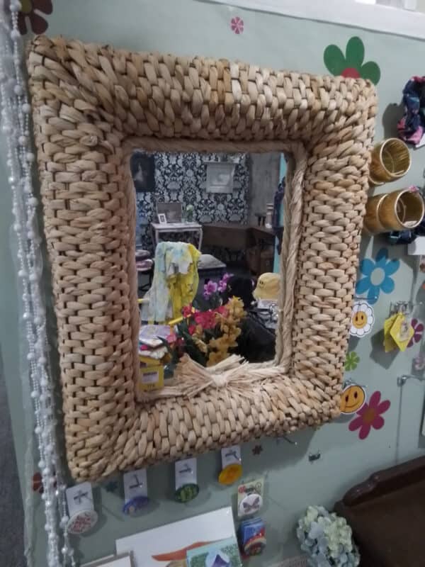 Wicker Mirror