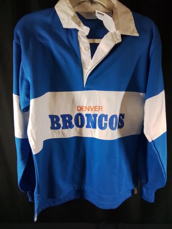 80's Vintage Bronco Rugby Shirt (Medium) - Image 2