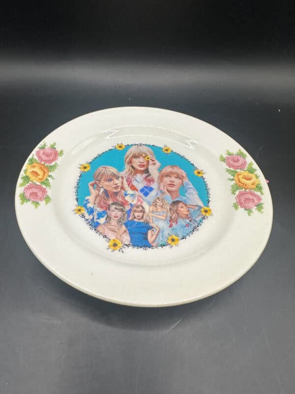 Taylor Flowers Decorative Plate - Image 2