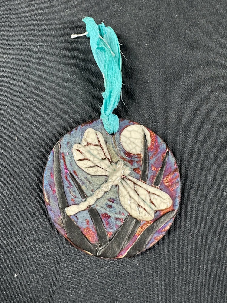 Raku Dragonfly Ornament - Vintage Marketplace Fort Collins