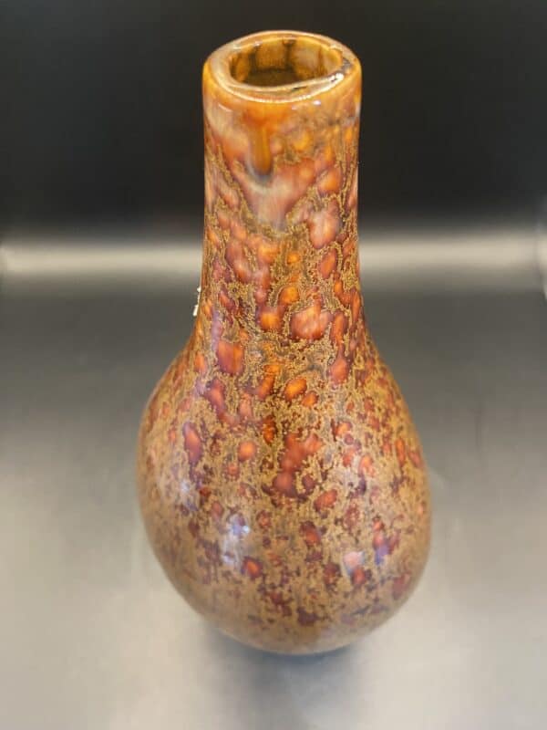 Brown and Red Vase