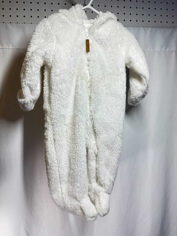 Fur Zip Baby Footie - Image 3