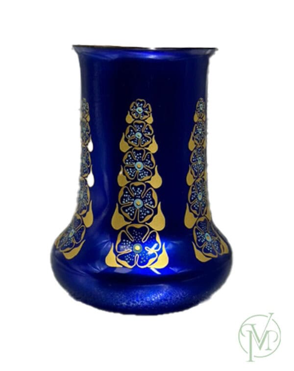 Enamel Blue Vase