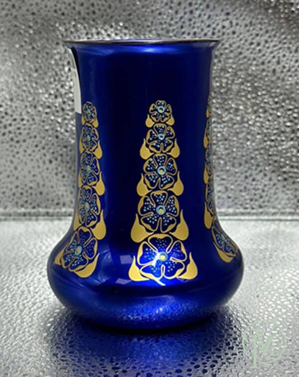 Enamel Blue Vase - Image 2