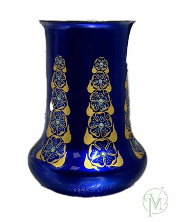 Enamel Blue Vase - Image 5