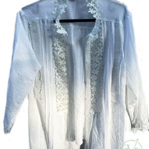 Lace White Womens Top 3/4 Sleeve Like New