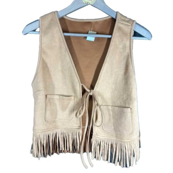 Fringe Vest Brn