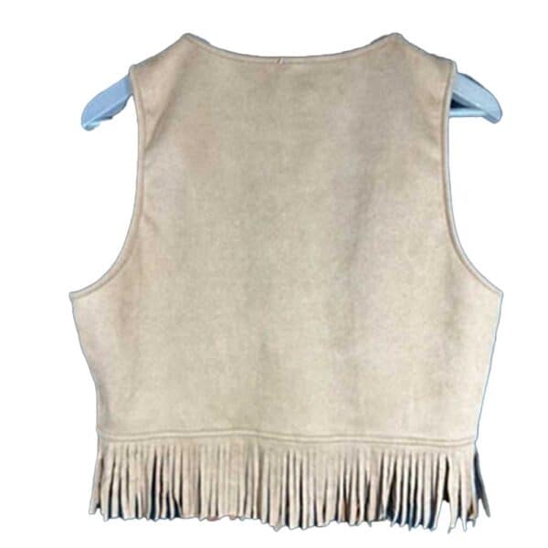 Fringe Vest Brn - Image 2