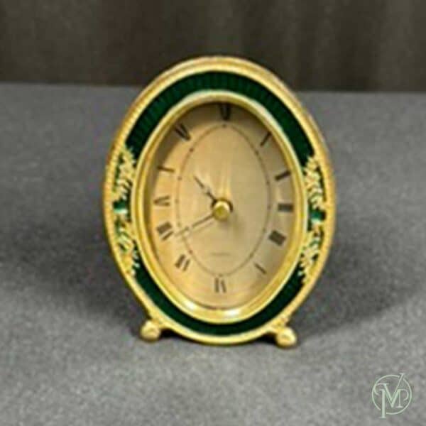 Green Oval Clock