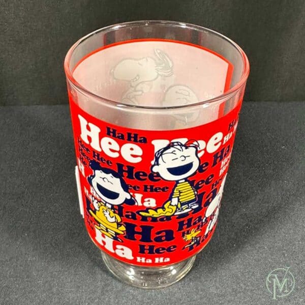 Vtg Peanuts Lg Drink - Image 3