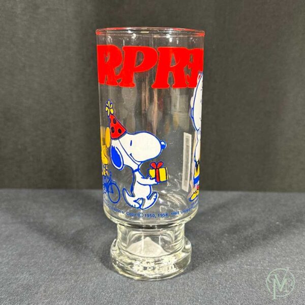 Vtg Snoopy Beer Glass - Image 3