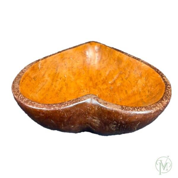Wood Carved Heart - Image 3