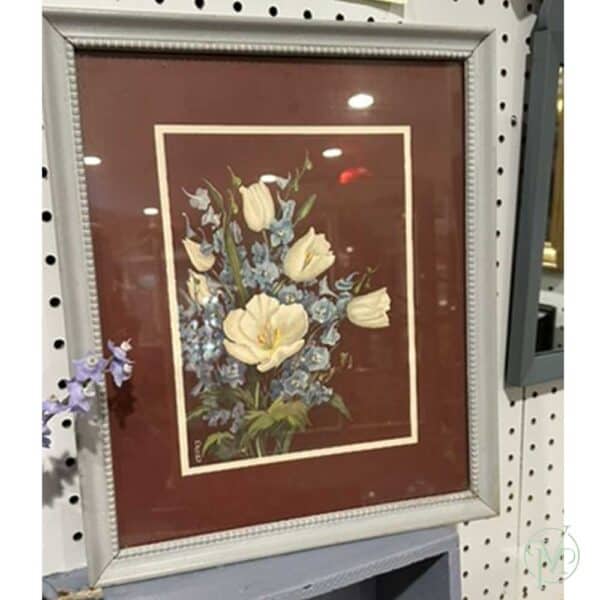 Vintage Framed Floral - Image 4