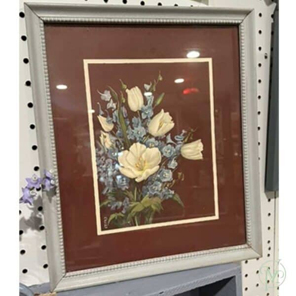 Vintage Framed Floral - Image 3
