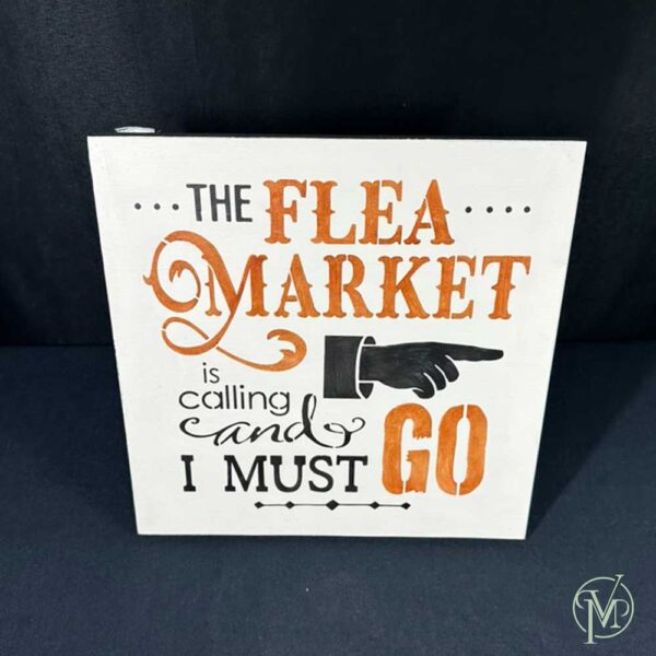 Flea Market Sign - Image 3