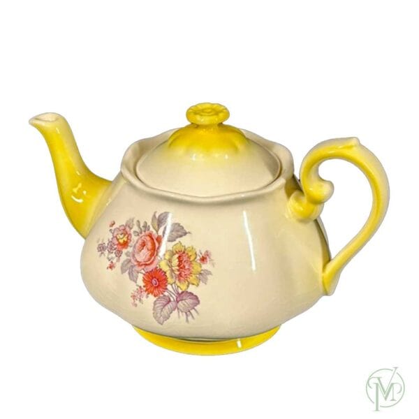 Floral Yellow Teapot - Image 5