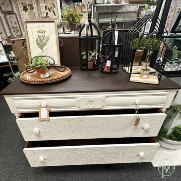 Antique White Chest - Image 5
