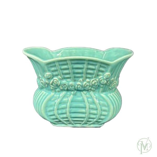 Vintage Planter Blue - Image 6