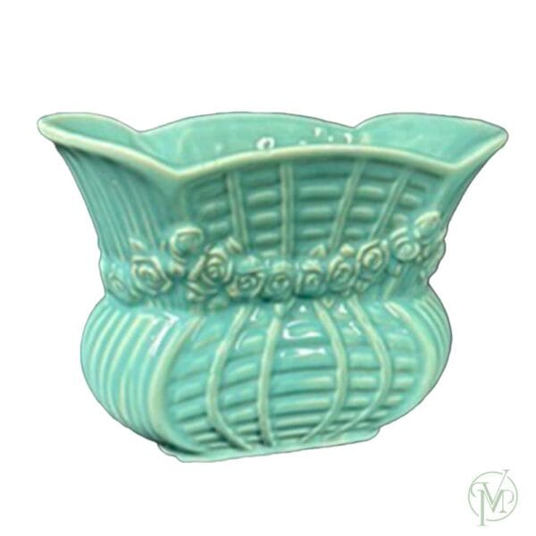 Vintage Planter Blue - Image 5