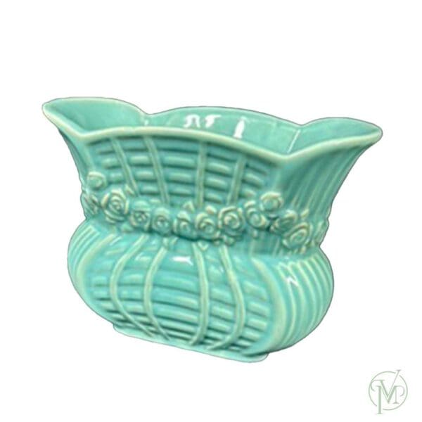 Vintage Planter Blue - Image 4