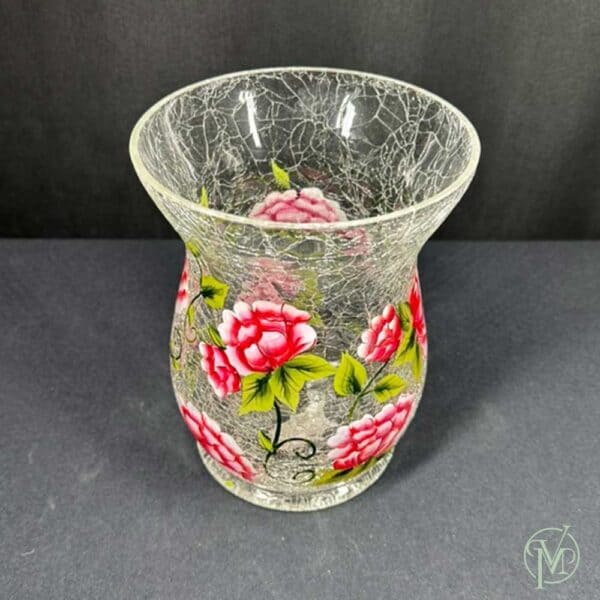 Crackle Rose Candle Holder - Image 8