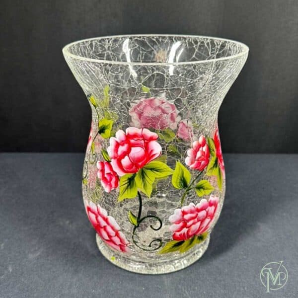 Crackle Rose Candle Holder - Image 7