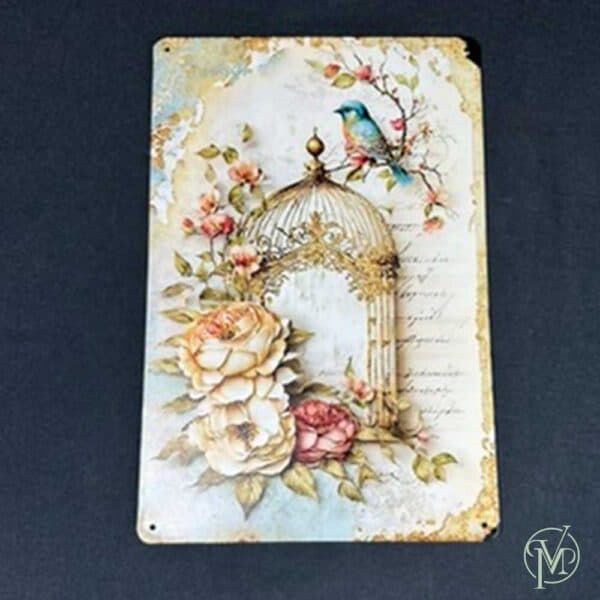 Floral Bird Wall Art - Image 3