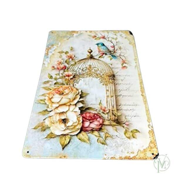 Floral Bird Wall Art - Image 2