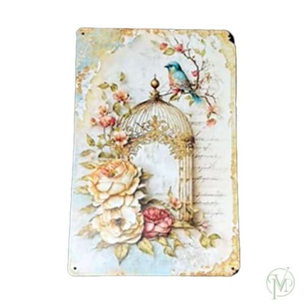 Floral Bird Wall Art