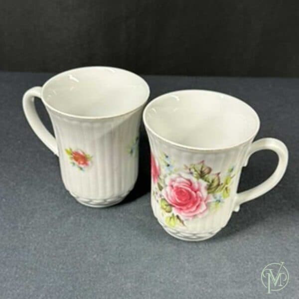 2pc Rose Tea Cups - Image 2
