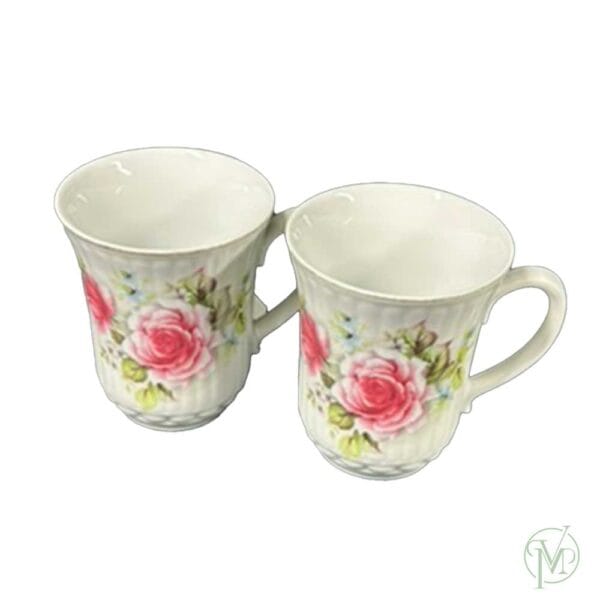 2pc Rose Tea Cups - Image 5