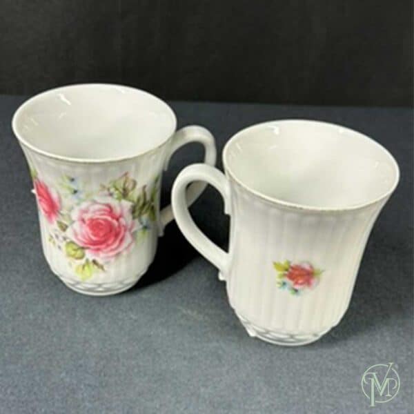 2pc Rose Tea Cups - Image 4