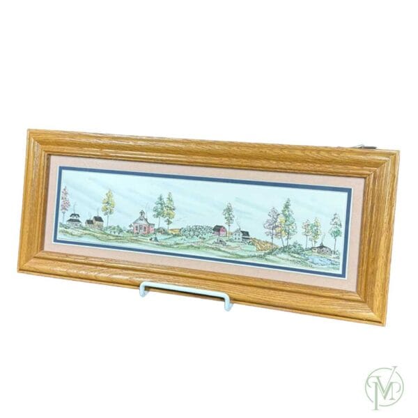Village Scene Art