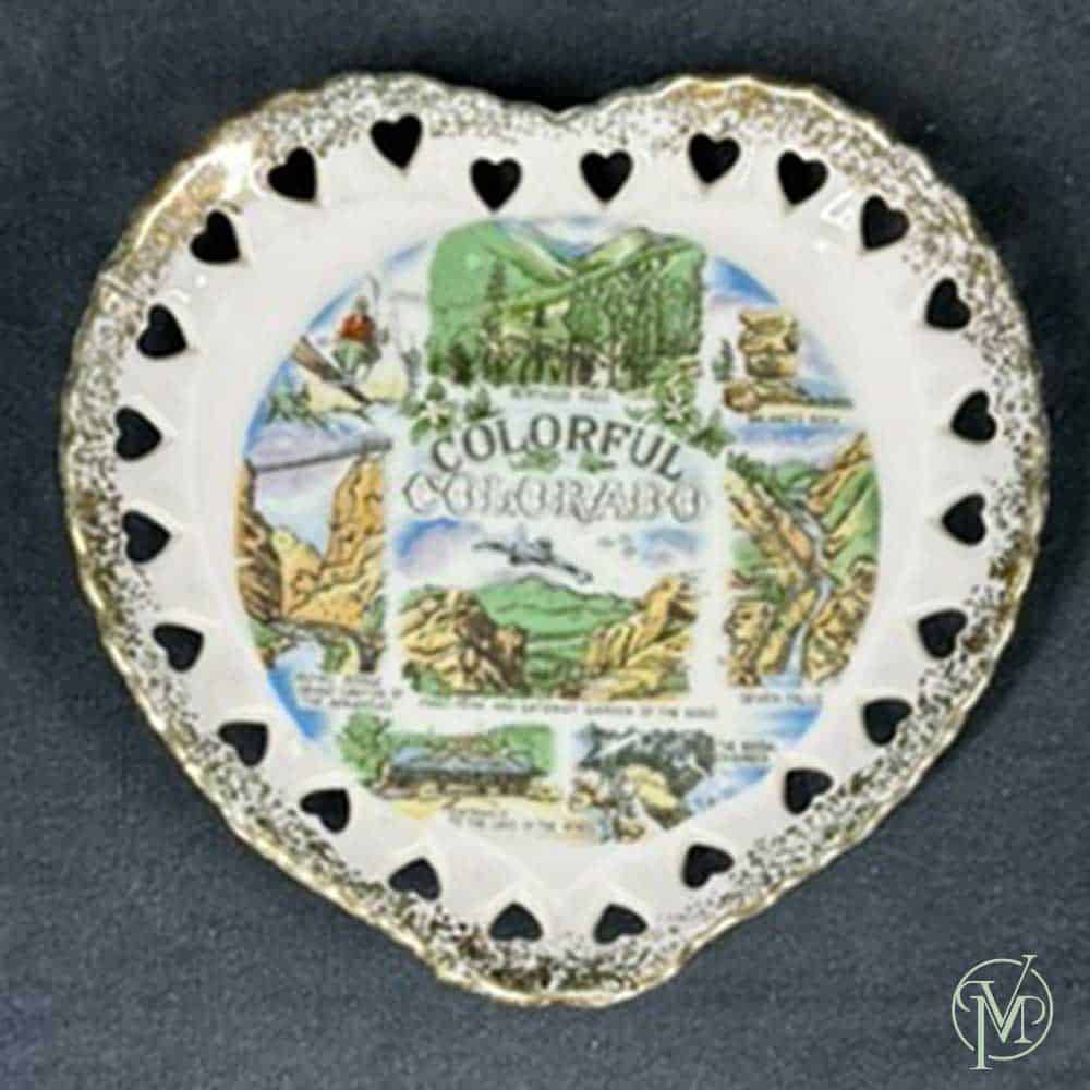 Vintage Colorado Plate