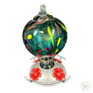 Glass Hummingbird Feeder