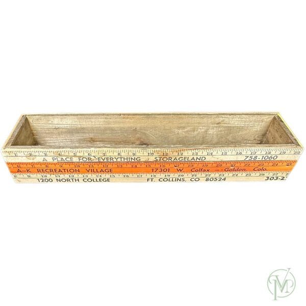 Lg Handmade Ruler Box - Image 2