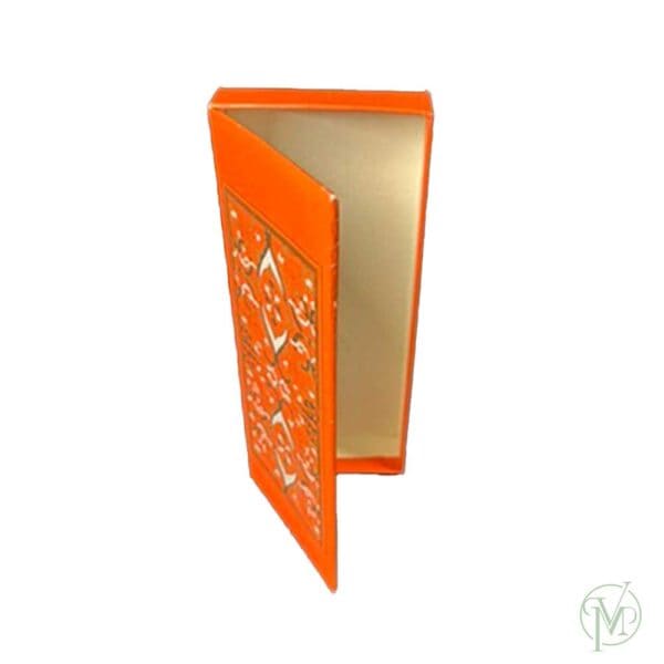 Vintage Ornate Orange Box - Image 3