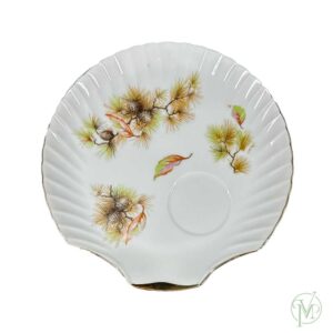 Set/4 Teacup Plates