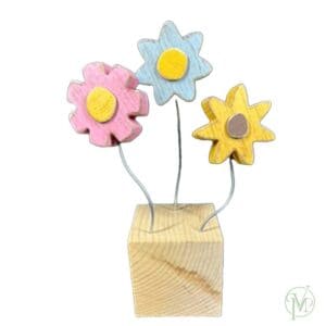 Wooden Flower Decor