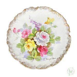 1986 Ucagco Floral Plate
