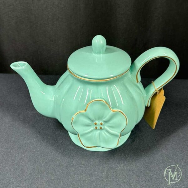 Vintage Turquoise Teapot - Image 6