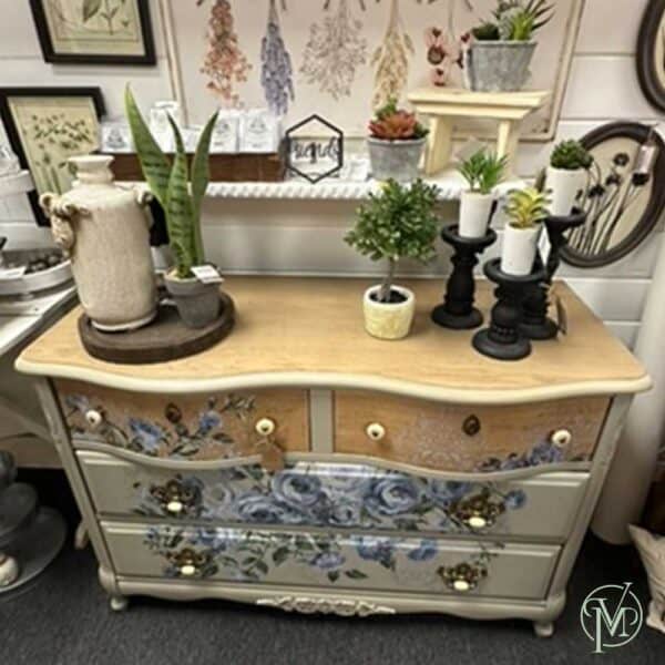 Vintage Blue Floral - Image 2
