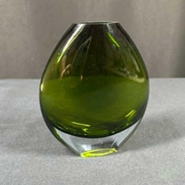 Green Glass Vase