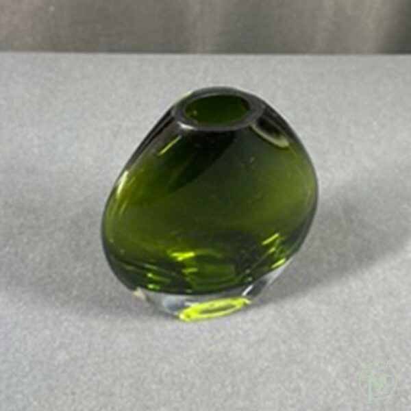 Green Glass Vase - Image 2