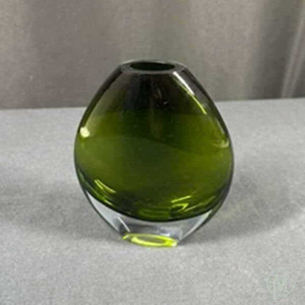 Green Glass Vase - Image 3