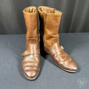 Vint Leather Gold Buckle