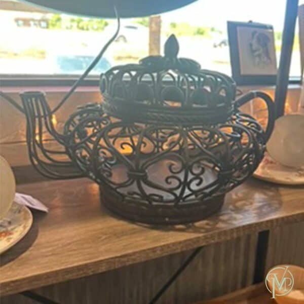 Lg Metal Tea Pot