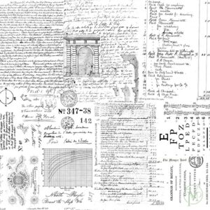 Decoupage Paper Typography