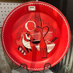 Red Retro Tray