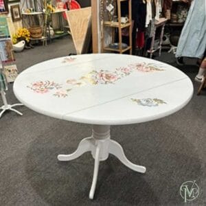 Drop Leaf Rose Table